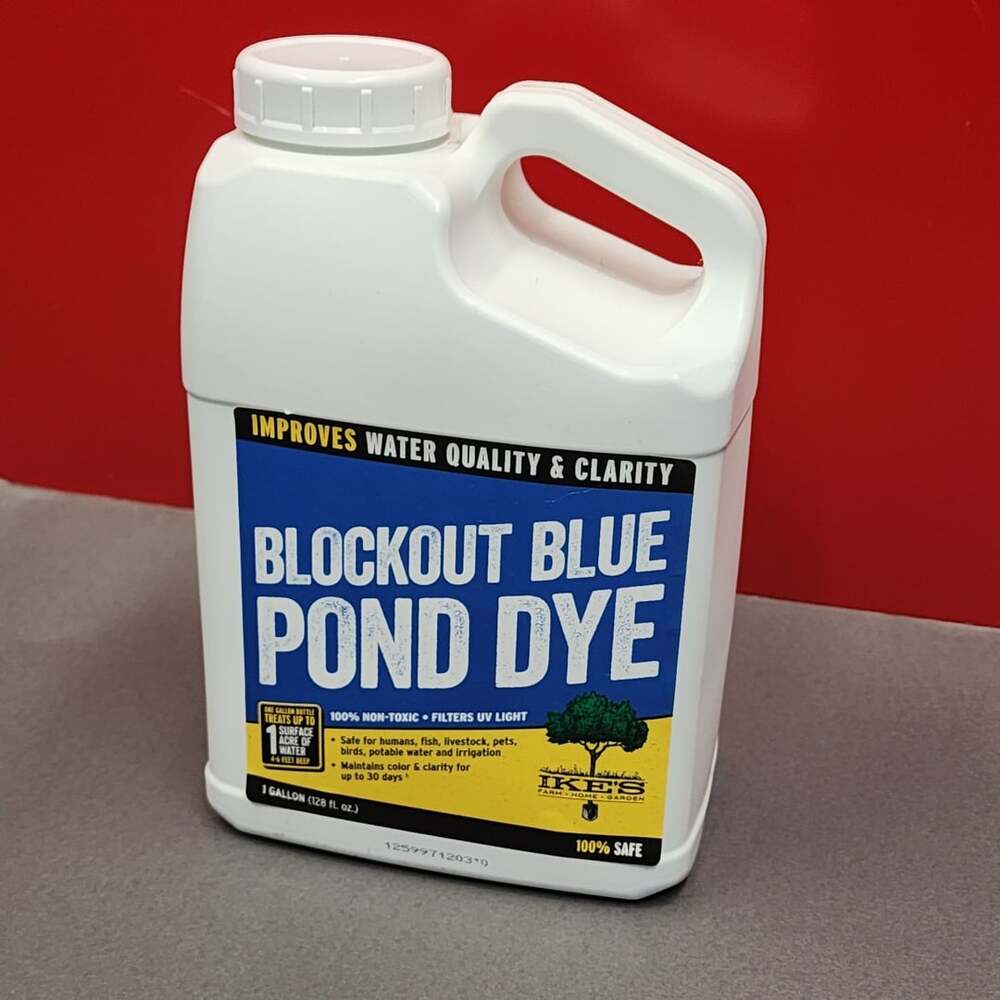 IKE'S Blockout Blue Pond Dye 1 Gallon